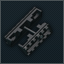 SR-3MP side rails (Black)